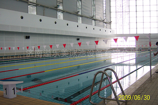 济南奥体游泳馆热身池，专业泳池设备维修15年-济南溢乐美泳池设备有限公司
